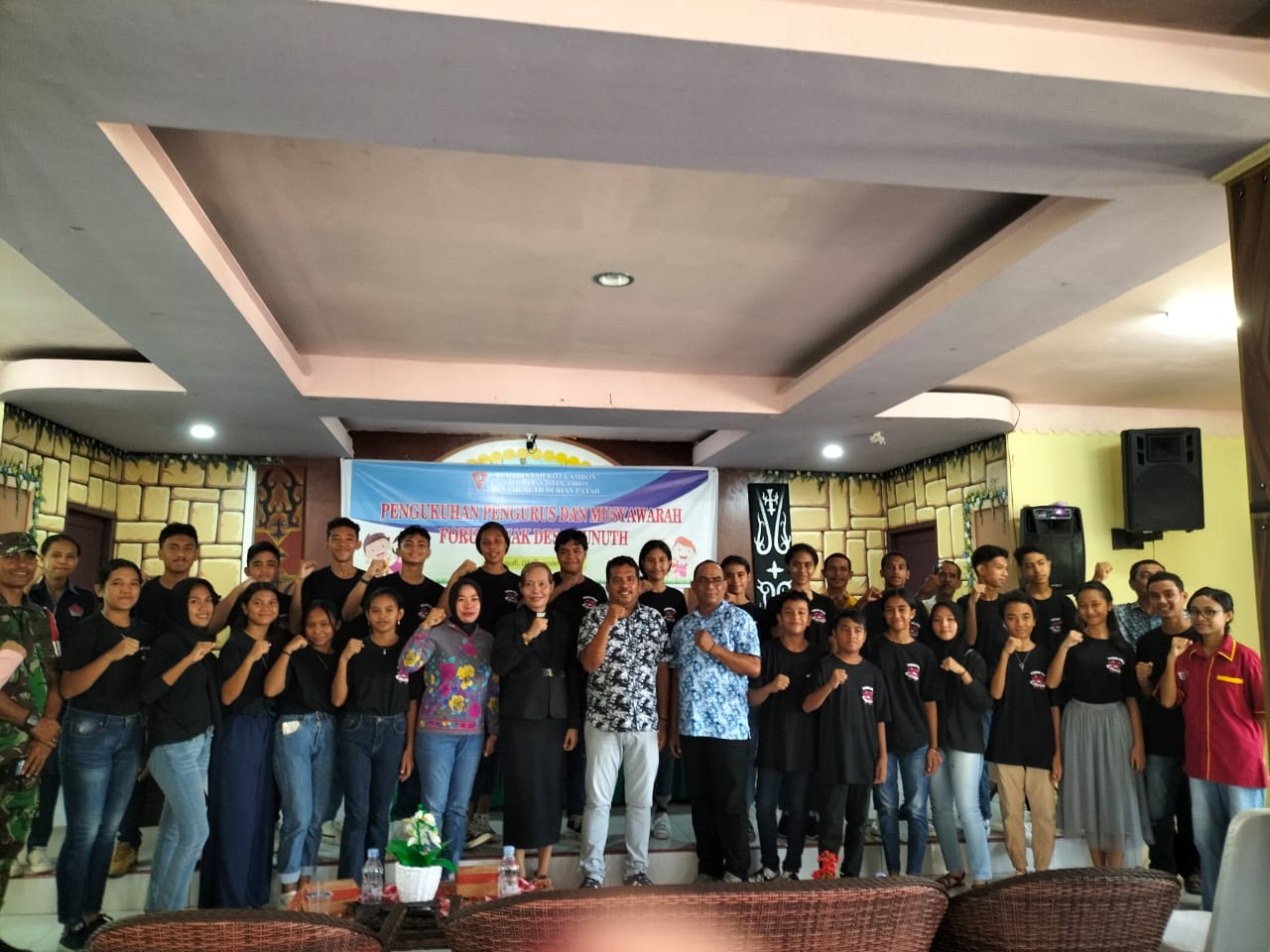 Forum Anak Desa Hunuth 2023-2025 Dikukuhkan, Olvi Laisina Ketua Forum